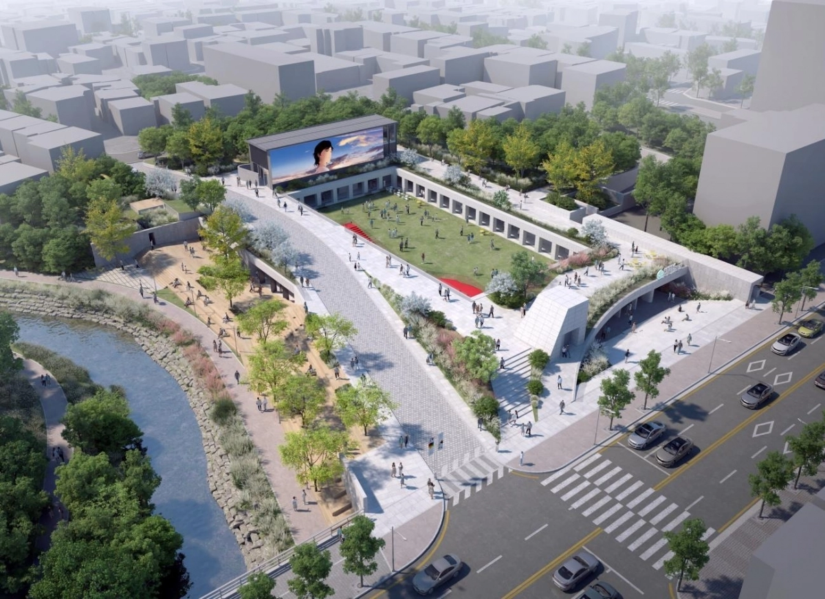 남문터광장 조감도