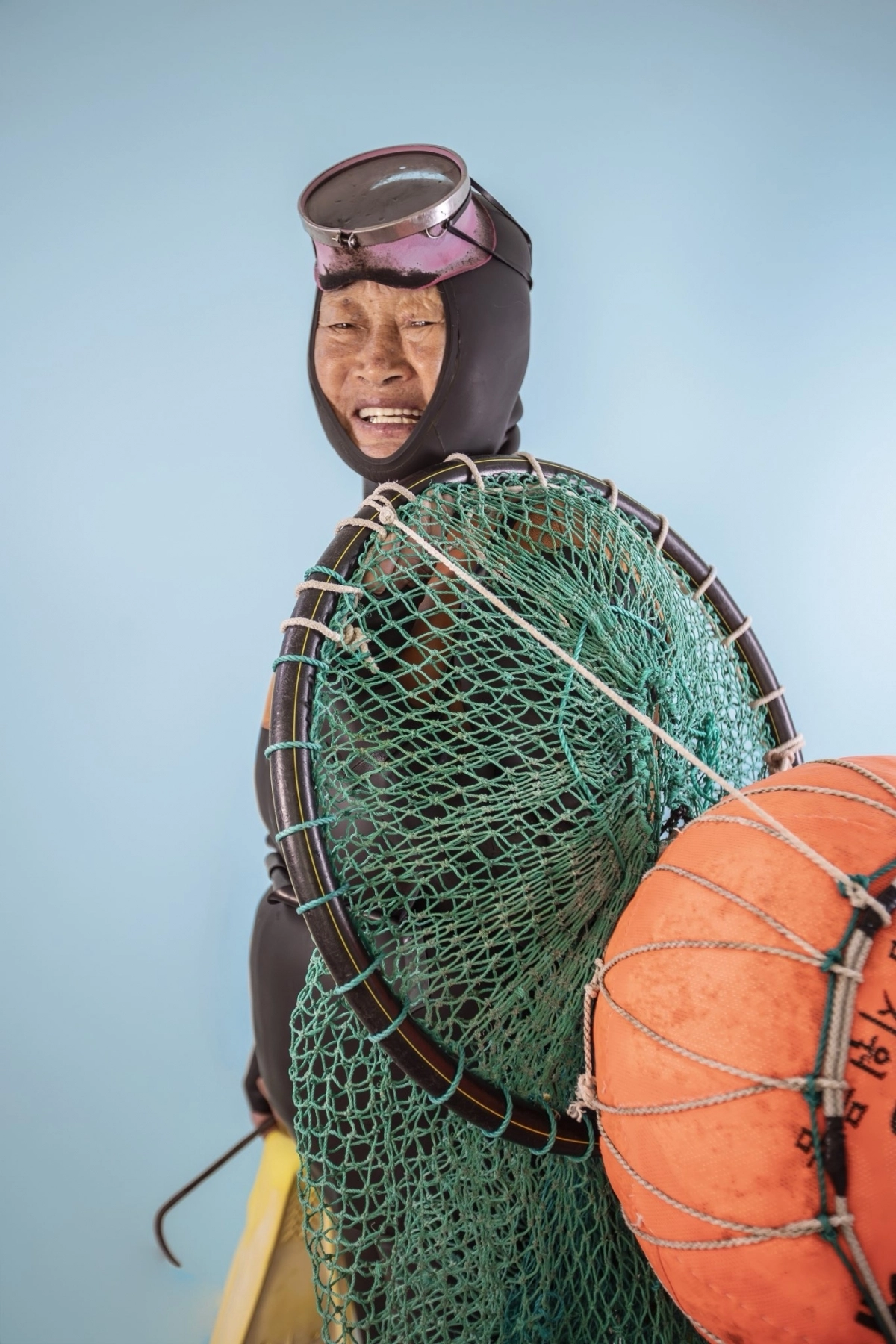 고성신양리어촌계 87세 김옥자 해녀. 정혜원 작가 제공