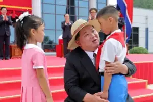 [포토] 北 김정은, 낙원양식소 준공식 참석