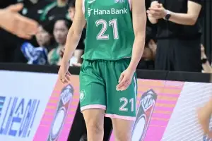 ‘험난한 여농 도전’ 하나 이상범호, 일본 준우승팀에 33점 차 패…외로운 사키 13점 분투