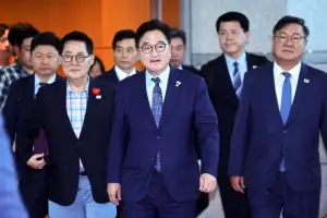 [포토] ‘중국 전승절 행사 참석’ 우원식 의장 출국