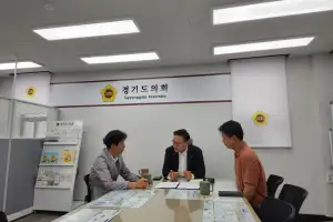 김정영 경기도의원, 녹양사거리 일원 상습침수도로 개선사업 업무보고