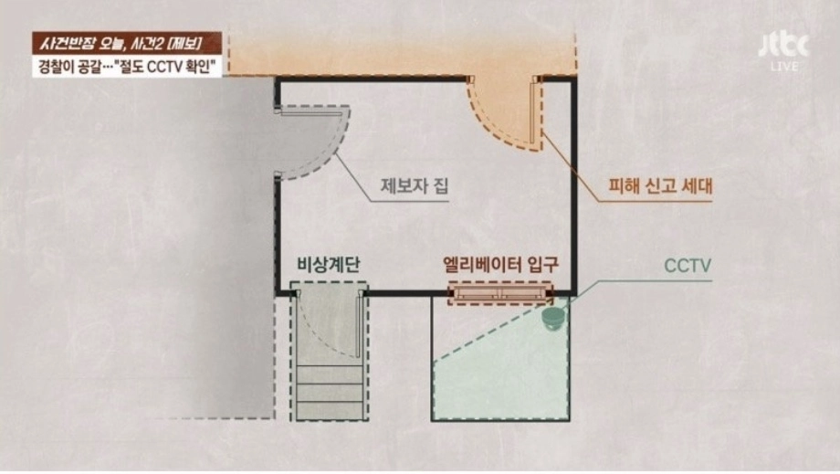 경기 김포시에 거주하는 임신부가 “폐쇄회로(CC)TV에 다 나왔다”며 경찰로부터 이웃집의 택배를 훔친 절도범이라는 추궁을 받았다. 그러나 확인 결과 이같은 CCTV 영상은 존재하지 않은 것으로 드러났다. 자료 : JTBC ‘사건반장’