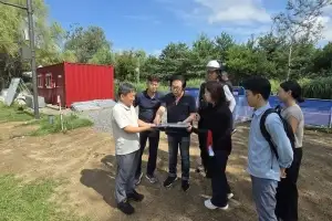 김기덕 서울시의원 “상암 노을공원 파크골프장 새바람”… 제2파크골프장 조성 현장 점검