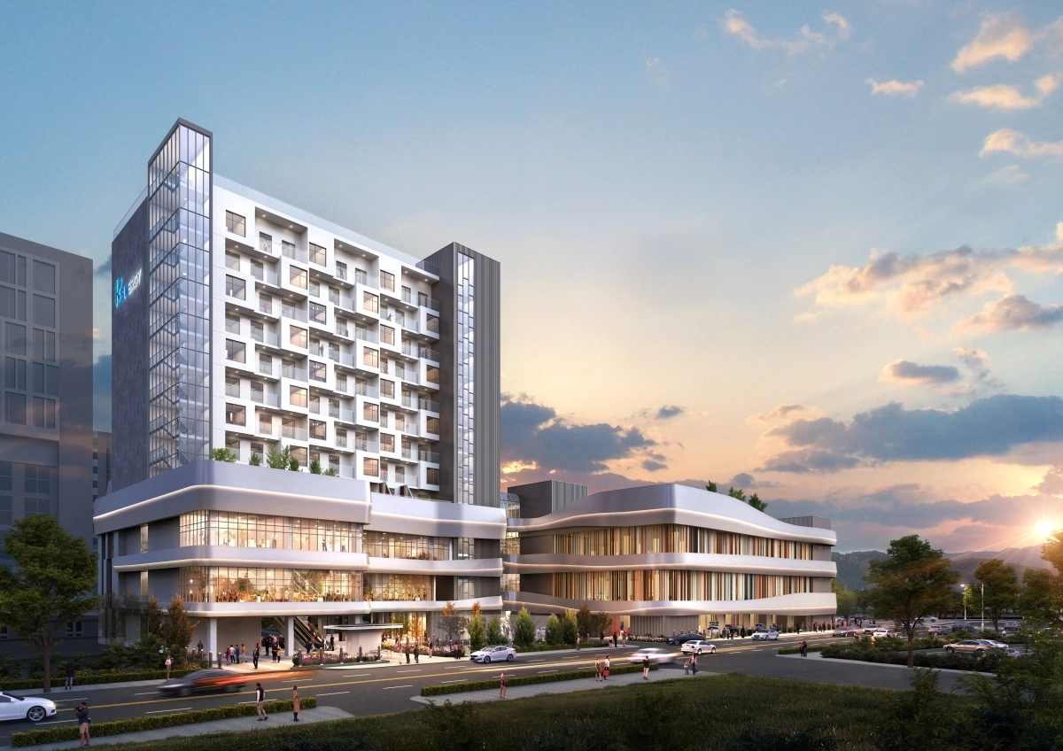 개화산역 공영주차장 투시도. 서울시 제공