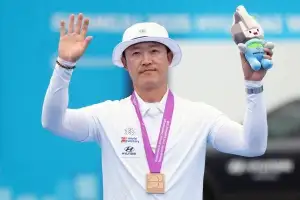 “남녀 동반 우승 목표였지만”…한국 양궁 컴파운드, 최용희 동 1개로 광주 세계선수권 마무리