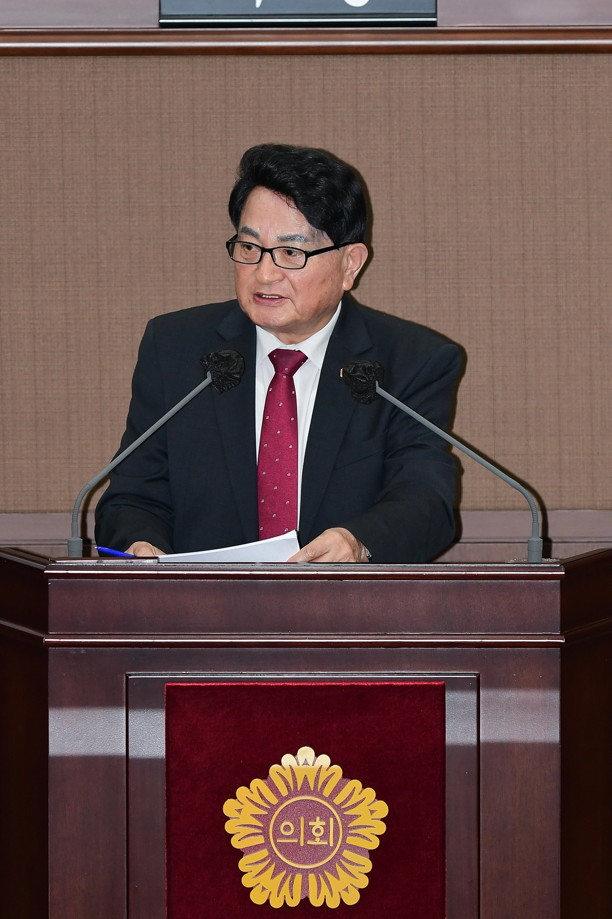 질의하는 홍국표 의원