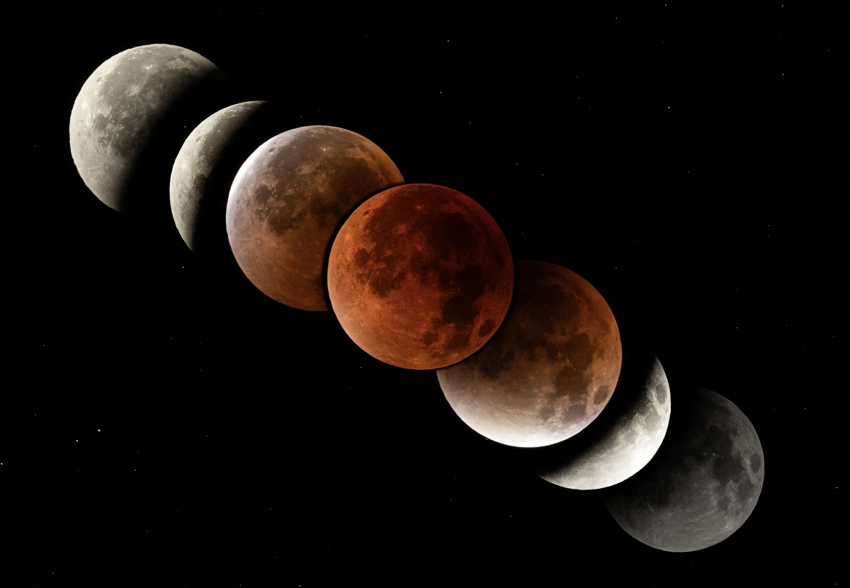 뭐가 부끄러웠을까? 지구 그림자에 숨은 ‘붉은 달’