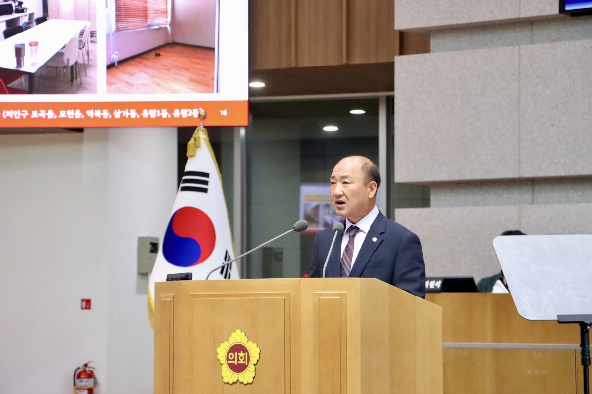 9월 9일 제386회 임시회 제3차 본회의에서 도정질문 중인 이영희 의원. (사진=경기도의회)