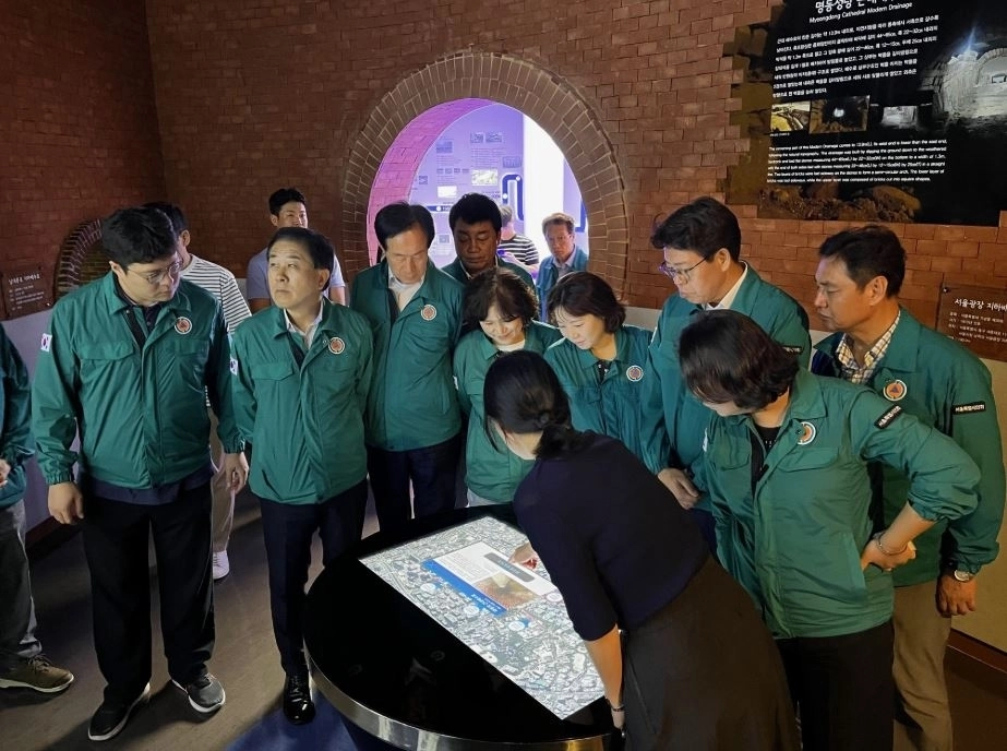 중랑물재생센터 운영･관리 실태점검에 나선 도시안전건설위원회