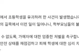 임태희, 초등생 유괴 미수 관련 “등하굣길 안전 상태 꼼꼼히 살피겠다”