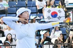 세계 1위 임시현 “개인전서 보여줄 것”…‘어벤져스’ 한국 양궁 여자 단체팀, 값진 동메달