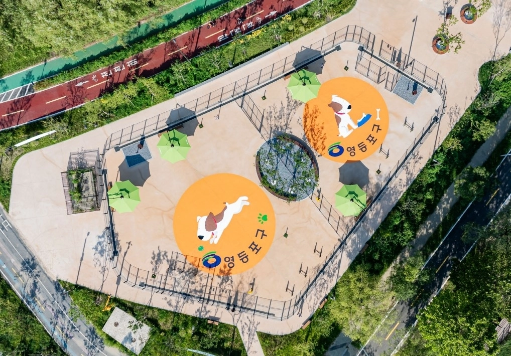 서울 영등포구의 양화 반려견 놀이터 전경. 영등포구 제공