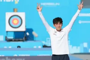단체전 金 9개, 개인전 입상은 처음…‘파이팅’ 양궁 김제덕 “이번 동메달 원동력으로 정상까지”