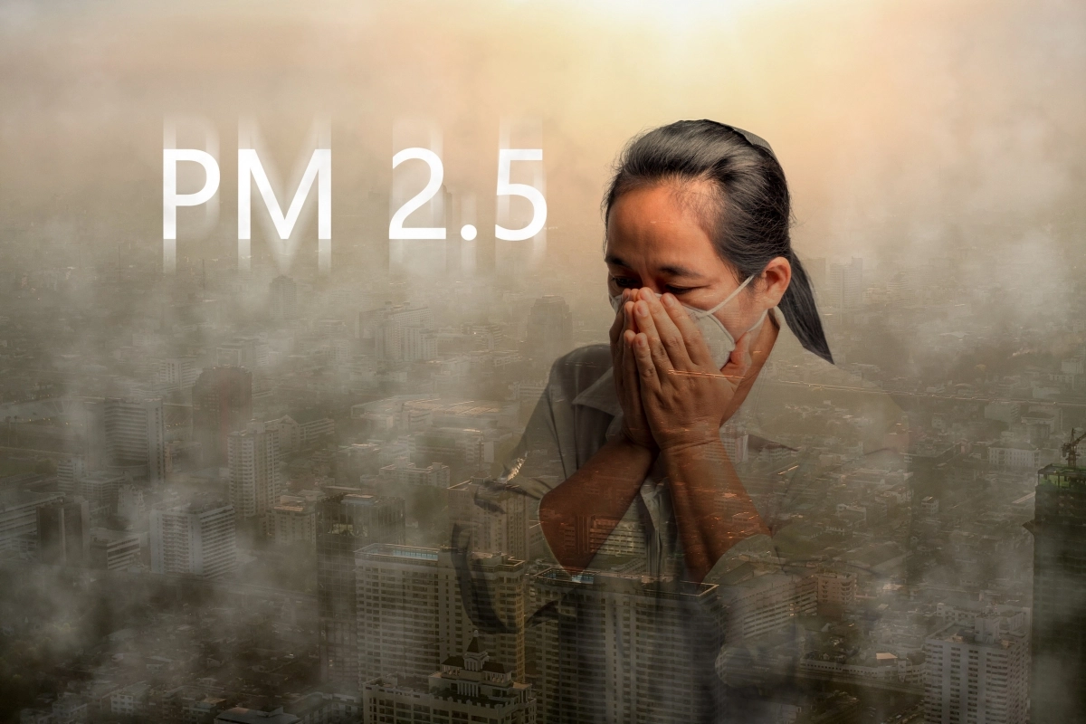 초미세먼지(PM2.5) 자료 이미지 . 123rf