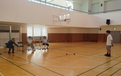 서울 구로구가 재가 장애인을 대상으로 운영하는 스포츠형 재활프로그램 교실.   구로구 제공