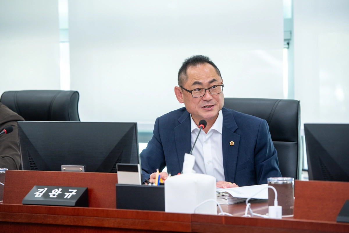 보건복지위원회 김완규 의원. 9월 11일 열린 제386회 임시회 추경예산안 심의에서 도민 건강과 직결되는 사업 예산 편성의 문제점 지적. (사진=경기도의회)