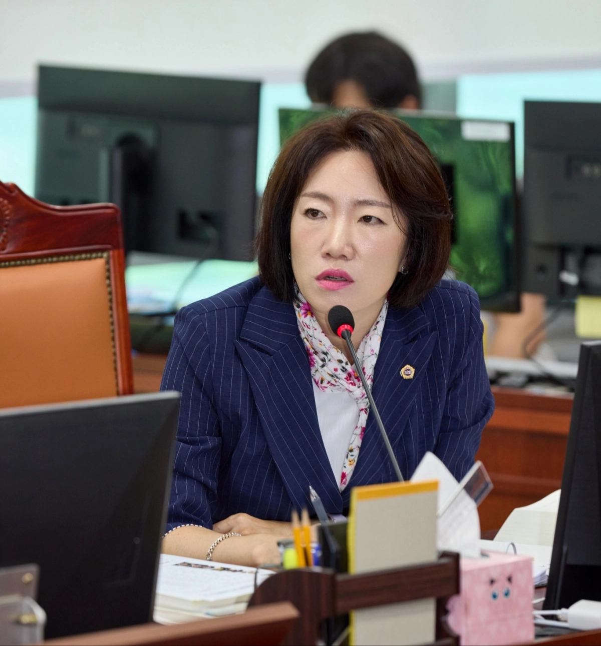 기획재정위원회 이혜원 의원. 9월 10일 열린 제386회 임시회 기획재정위원회 회의에서, 통합재정안정화기금, 반복적 내부융자 구조적 재정왜곡 등 지적. (사진=경기도의회)