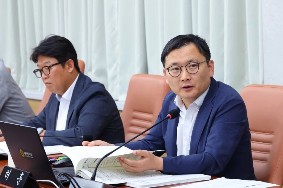 질의하는 허훈 의원