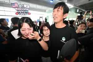가족과 재회