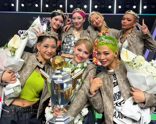 일본 댄스 크루 ‘오죠 갱’이 Mnet ‘월드 오프 스트릿 우먼 파이터(스우파3)’에서 우승했다. 이부키 인스타그램 캡처