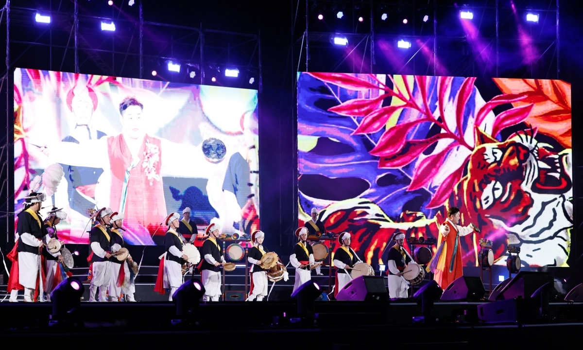 서울 송파구 올림픽공원 평화의광장에서 지난해 열렸던 한성백제문화제 현장의 모습. 송파구 제공