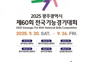 제60회 전국기능경기대회 광주 개최…1만3천명 참가