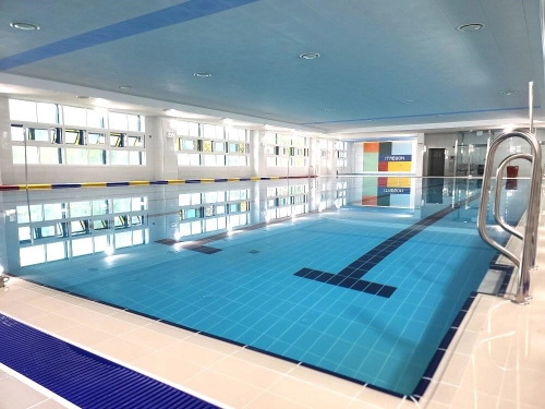 서울 용산구 이태원초등학교 수영장.   용산구 제공