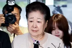 [포토] 특검 출석하는 한학자 통일교 총재