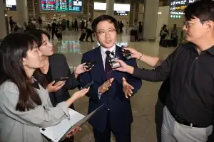 방미 통상본부장 귀국 “한국, 일본과 다르다 설명”