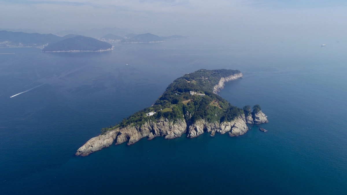 지심도 전경. 2025.9.19. 경남도 제공