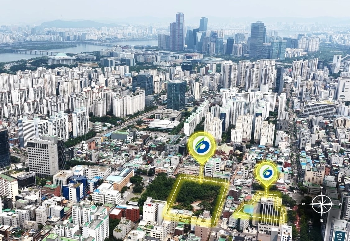 서울 영등포구의 통합 신청사건립 대상지 전경. 영등포구 제공