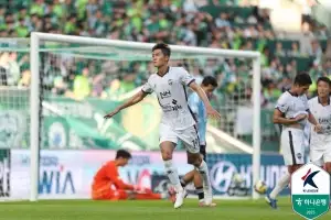 K리그1 압도적 1위 전북에 제대로 고춧가루 뿌린 김천