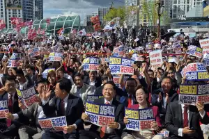 “이재명·민주당이 원하는 나라는 북한”…국민의힘, 5년 8개월 만에 장외 투쟁