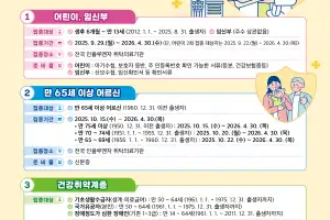강서구, 22일부터 독감 무료 예방 접종