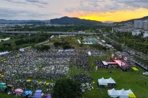 광산뮤직ON페스티벌 9만 5천명 ‘열광’, 전국구 축제 ‘도약’