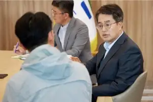김동연 “이재명표 단비 ‘극저신용대출’, 이런 곳에 내렸다···대한민국이 가야 할 길”