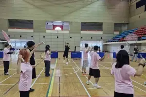국민체육진흥공단, 인천아시안게임 배드민턴 금메달 이동근 등 스포츠스타 탈북청소년 상대 스포츠캠프 개최