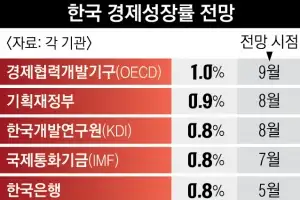 1% 성장… ‘관세 협상·소비 쿠폰·금리 인하’ 3박자 달렸다