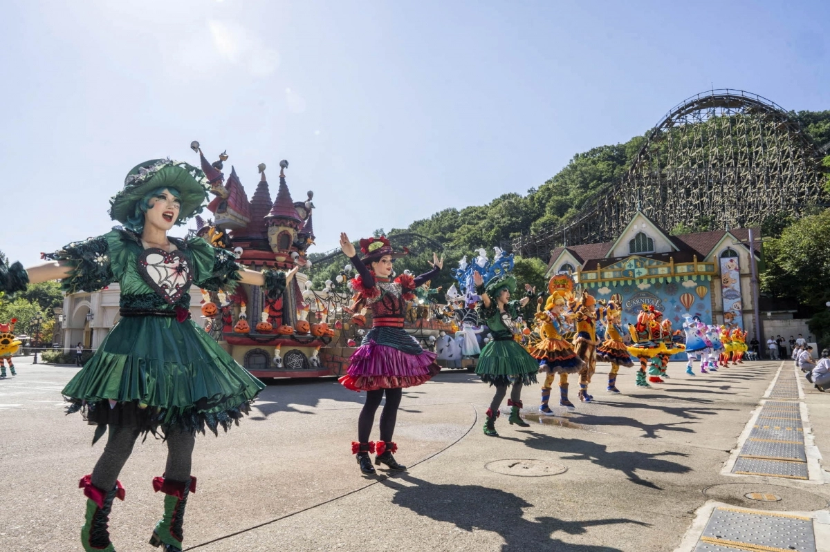 에버랜드 스마일리 펌킨 퍼레이드. 에버랜드 제공