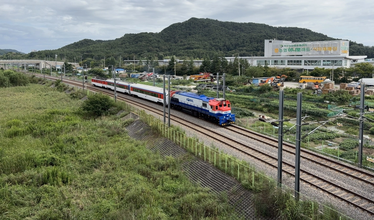 목포보성선을 운행할 무궁화호 열차 전경