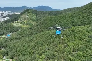 “하늘을 날아 배달합니다”···안양시, ‘드론 배송’ 본격 서비스···9곳 배달점 구축