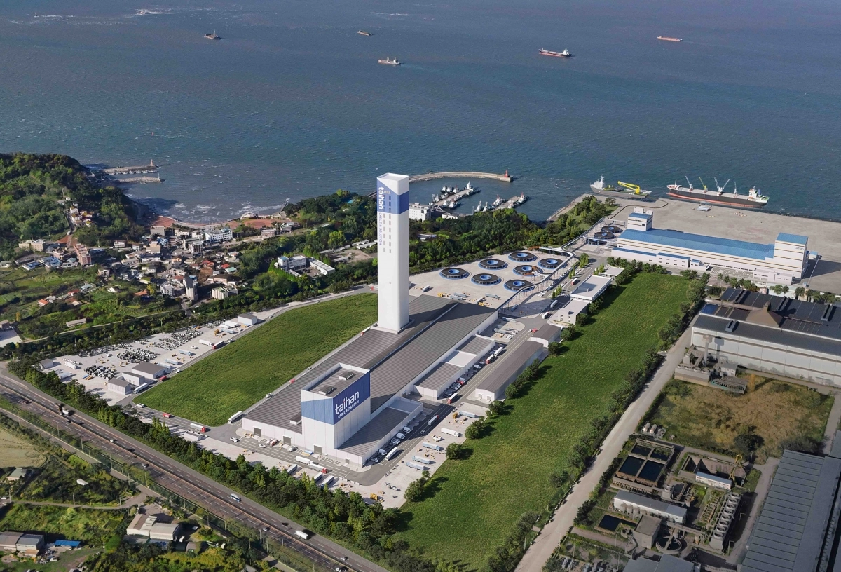 대한전선이 25일 착공식을 가진 충남 당진시 아산국가산업단지 고대지구의 당진 해저케이블 2공장 조감도. 축구장 30개와 맞먹는 연면적 21만 5000㎡ 규모다. 2027년 가동을 목표로 건설된다. 대한전선 제공