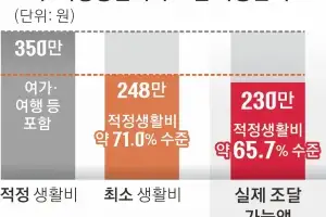 “노후 생활비 月350만원 필요… 현실은 230만원”