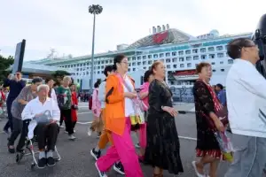 [포토] 중국인 단체관광객 무비자 입국 첫날