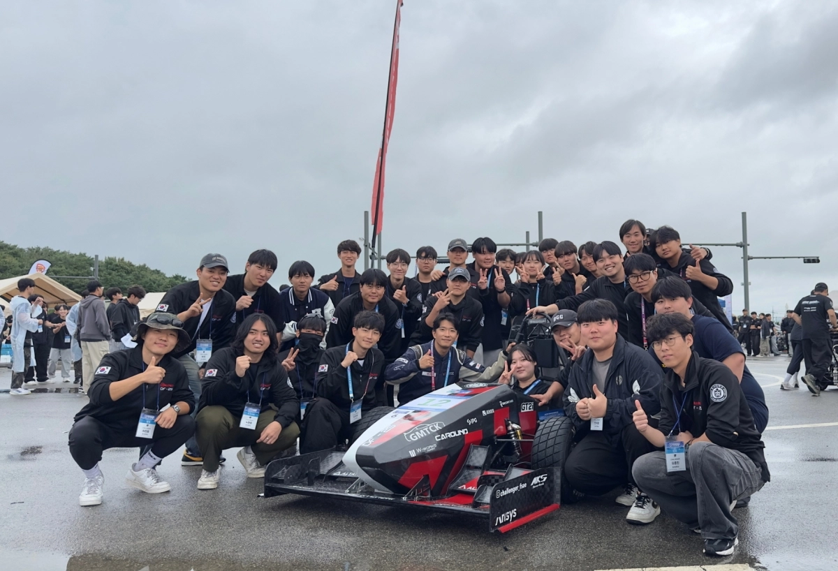 호서대 미래자동차공학과 챌린저 학생들. 호서대 제공