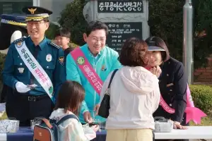 이상일 용인특례시장, 어린이 교통안전 캠페인 동참