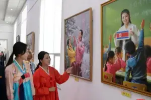 [포토] 北 당 창건 80주년 경축 국가미술전람회