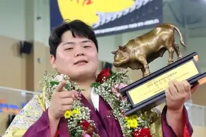 씨름괴물 김민재, 허리부상 털고 추석 백두급 2연패…“정말 이기고 싶었다”