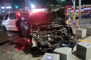 음주 추정 40대女, 차량 3대 들이받아… 병원 이송·형사 입건